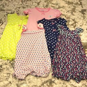 LOT of Bubble rompers 6-9 months